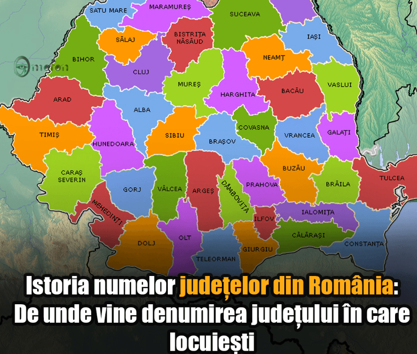 Istoria numelui județului tău: Originea denumirii județelor din România