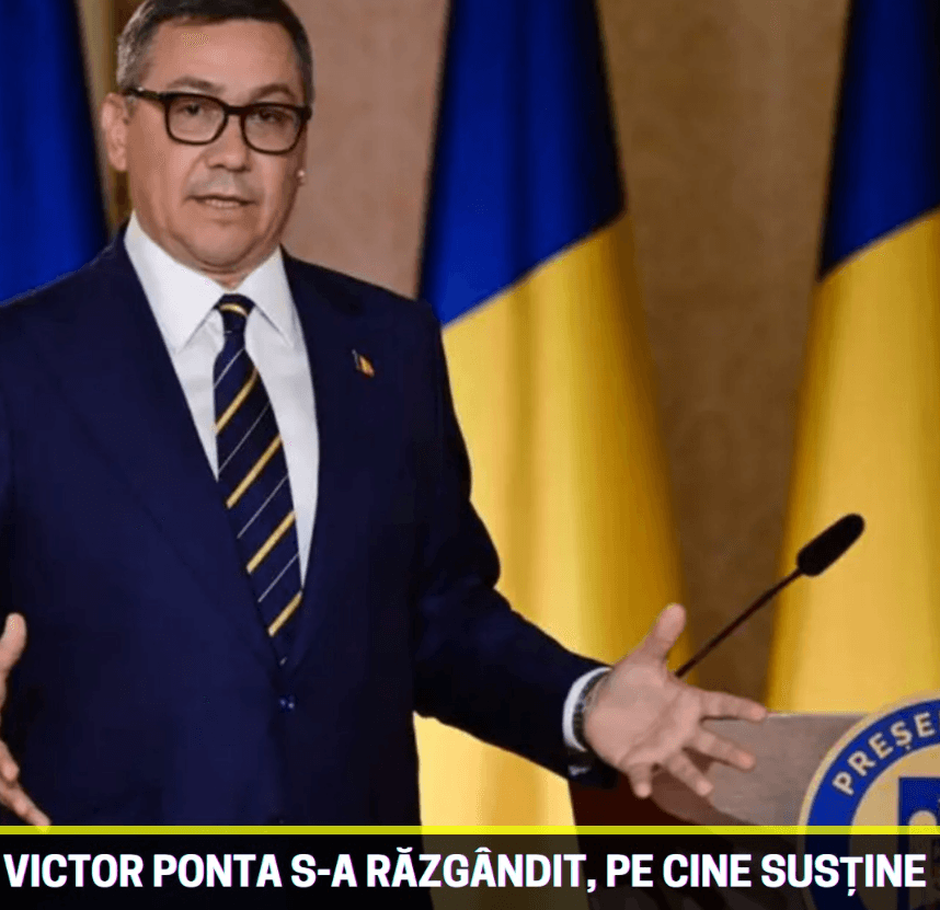 Victor Ponta își schimbă părerile. Pe cine va susține, de fapt, la alegerile prezidențiale de duminică?