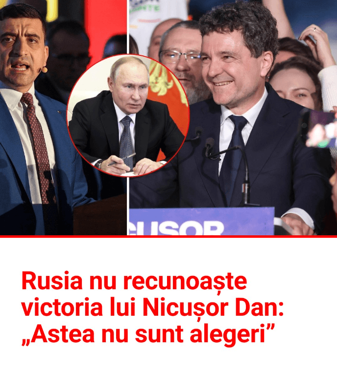 Rusia nu acceptă victoria lui Nicușor Dan: „Acestea nu sunt alegeri”