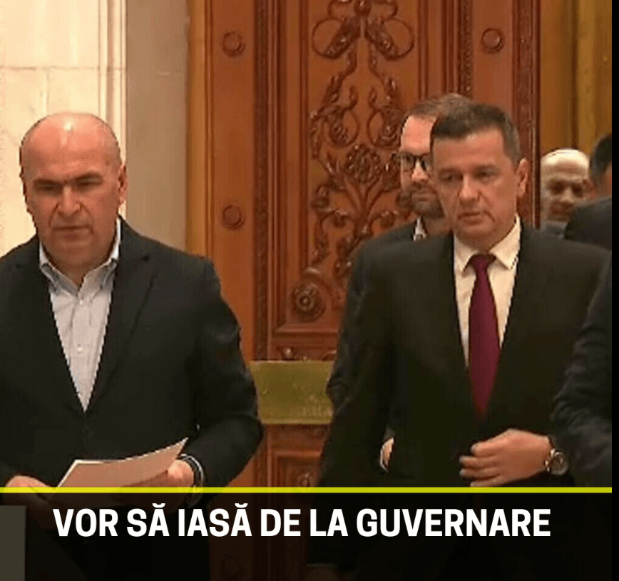 Vor să se retragă de la guvernare. Răsturnare de situație.