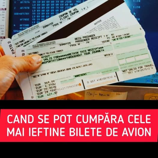 Când se pot cumpăra bilete de avion mai ieftine. Momentul ideal pentru a plăti vacanța de vară