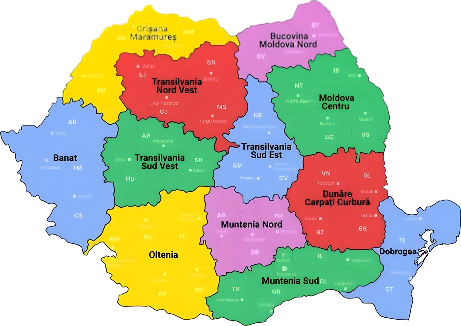 România va avea doar 12 județe! Ce zone dispar complet de pe harta