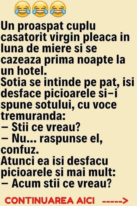 BANC | UN PROASPĂT CUPLU CĂSĂTORIT VIRGIN PLEACĂ ÎN LUNA DE MIERE ȘI SE CAZEAZĂ LA UN HOTEL