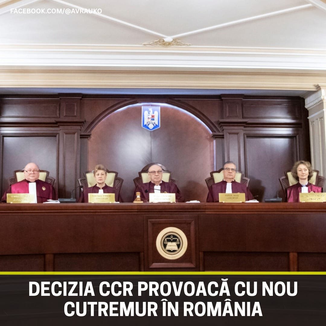 Decizia CCR provoacă un șoc în România: O surpriză totală pentru toată lumea