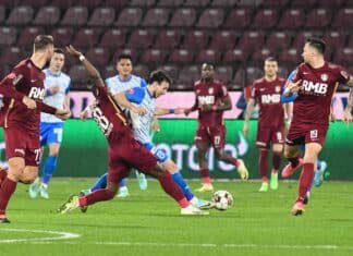 CSU Craiova și CFR Cluj au terminat la egalitate, 1-1, în etapa a 19-a a Superligii