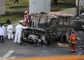 O explozie provocată de o mașină-capcană în Coahuayana, Mexic, a dus la moartea a cinci persoane