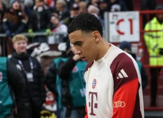 Mijlocașul de la Bayern München, Jamal Musiala, s-a întors la antrenamente după o absență de cinci luni din cauza unei fracturi.