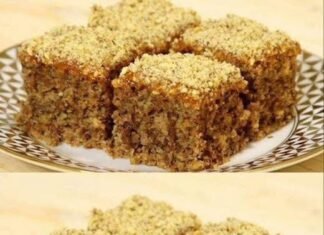 Desert post fără ulei, cu gem și nuci, inspirat de rețeta călugărițelor