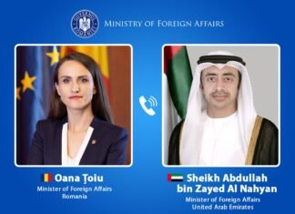 Oana Țoiu a avut o discuție cu omologul său din Emiratele Arabe Unite privind atacurile Iranului și situația românilor blocați în zonele afectate de conflict.