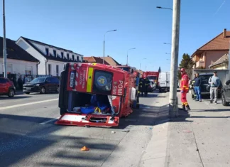 Activarea Planului Roșu de Intervenție după o coliziune gravă în municipiul Sibiu