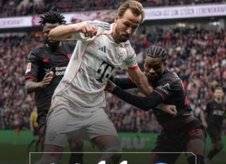 Bayern München și Bayer Leverkusen au încheiat la egalitate 1-1, într-un meci plin de momente controversate și eliminări.