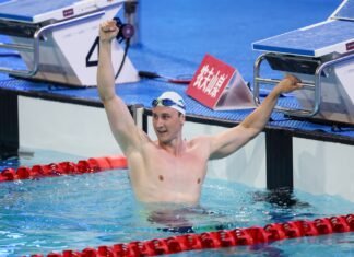 Înotătorul australian Cameron McEvoy a stabilit un nou record mondial la 50 m liber.