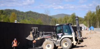 Nou pod rutier între România și Ucraina, peste Tisa, deschis în iulie la Sighetu Marmației