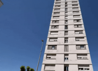 O mamă a sărit de la etajul 13, luându-și cu ea trei dintre copii