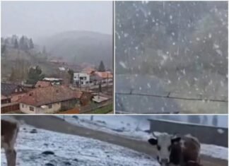 Iarna s-a reîntors în România înainte de 1 Mai: Ninsori și temperaturi de până la -9 grade în diverse zone