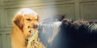 Bărbat din Olt, obligat să curețe sângele de pe podeaua secției de poliție după ce a fost mușcat de un câine