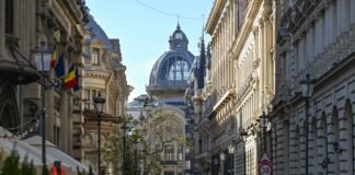 Conflict între motocicliști români și fani ucraineni în Centrul Vechi al Capitalei, gestionat de jandarmi