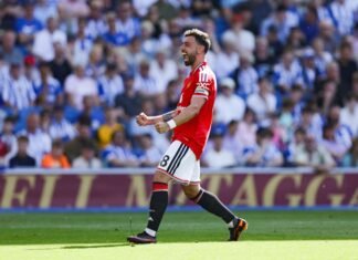 Bruno Fernandes stabilește un nou record și devine lider în clasamentul assist-urilor din Premier League, cu 21 de pase decisive în sezonul 2025/26.
