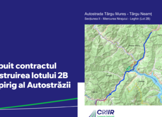 CNIR a predat lotul 2B Grințieș-Pipirig al Autostrăzii A8 constructorului UMB, care va realiza lucrări ce includ 16 tuneluri și 60 de poduri.