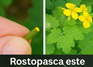 Rostopasca: Remediu tradițional pentru afecțiuni digestive și ale pielii. Cum să o folosești corect și care sunt posibilele riscuri.
