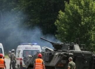 Accident grav cu transportoare blindate Piranha 5: 11 militari români răniți pe DN 1C, în Sălaj