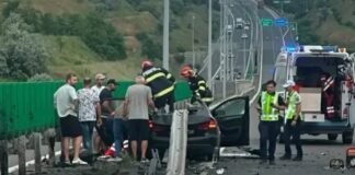 Accident grav pe Autostrada A2: O femeie și un copil mic au fost răniți după blocarea circulației.