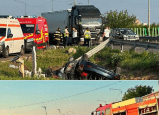 O persoană decedată într-un accident grav pe A2, trafic perturbat spre mare