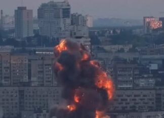 O rachetă rusească a lovit Polonia în timpul atacului masiv asupra Ucrainei, provocând un crater imens.