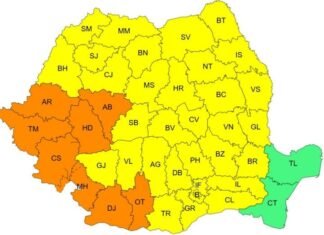 Cod galben și portocaliu de caniculă în România: ANM prognozează temperaturi de până la 39 de grade.