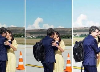 Nicușor Dan și Mirabela Grădinaru: Un moment plin de afecțiune pe aeroport, înainte de călătoria spre New York